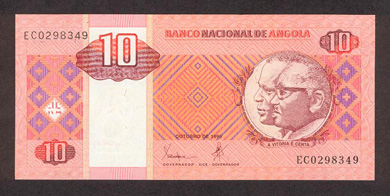 Angola Money - Front