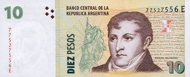 Argentina Money - Front
