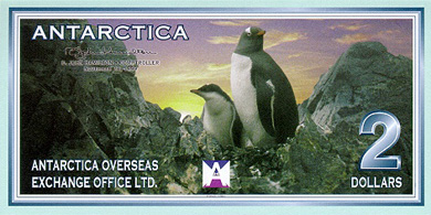 Antarctica Money - Front