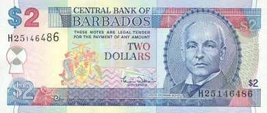 Barbados Money - Front