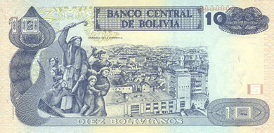 Bolivia Money - Back