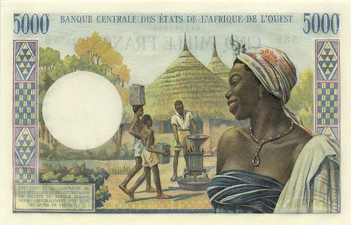 Benin Money - Back