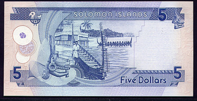 Solomon Islands Money - Back