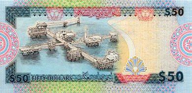 Brunei Money - Back