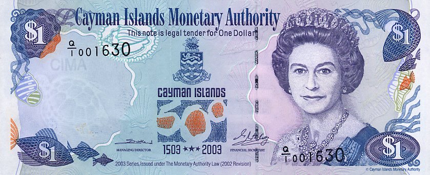 Cayman Islands Money - Front