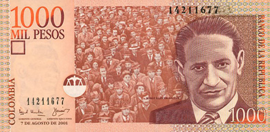 Colombia Money - Front