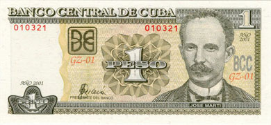 Cuba Money - Front