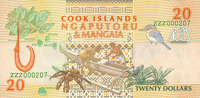 Cook Islands Money - Back