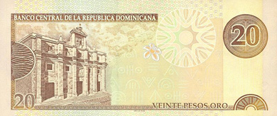 Dominican Republic Money - Back