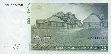 Estonia Money - Back