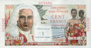 French Guiana Money - Front