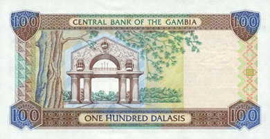 The Gambia Money - Back