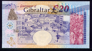 Gibraltar Money - Back