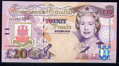 Gibraltar Money - Front