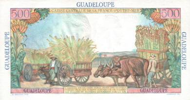 Guadeloupe Money - Back