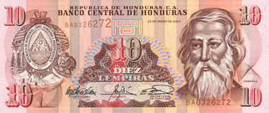 Honduras Money - Front