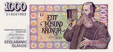 Iceland Money - Front