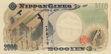 Japan Money - Back
