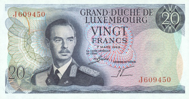 Luxembourg Money - Front