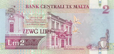 Malta Money - Back