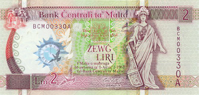 Malta Money - Front