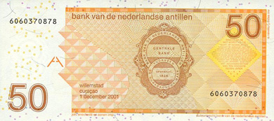 Netherlands Antilles Money - Back