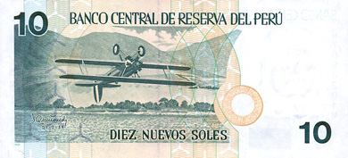 Peru Money - Back