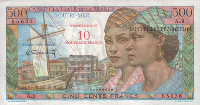 Saint Pierre and Miquelon Money - Front