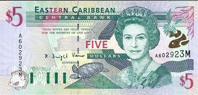 Saint Kitts and Nevis Money - Front