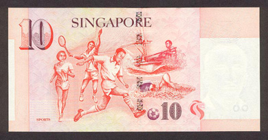 Singapore Money - Back