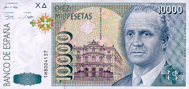 Spain Money - Front