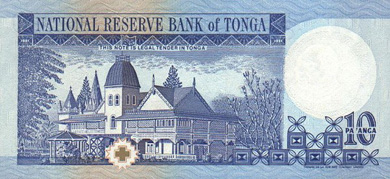 Tonga Money - Back