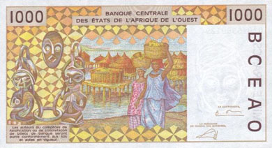 Togo Money - Back