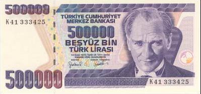Turkey Money - Front