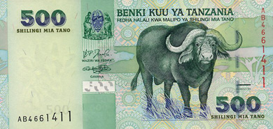 Tanzania Money - Front