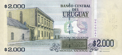 Uruguay Money - Back