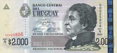 Uruguay Money - Front