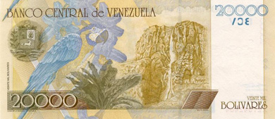 Venezuela Money - Back