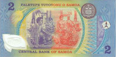 Samoa Money - Back